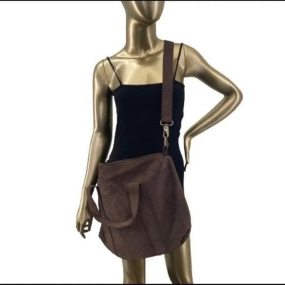 Lalla Marrakech Chocolate Leather Convertible Shoulder Bag - Picture 5 of 7